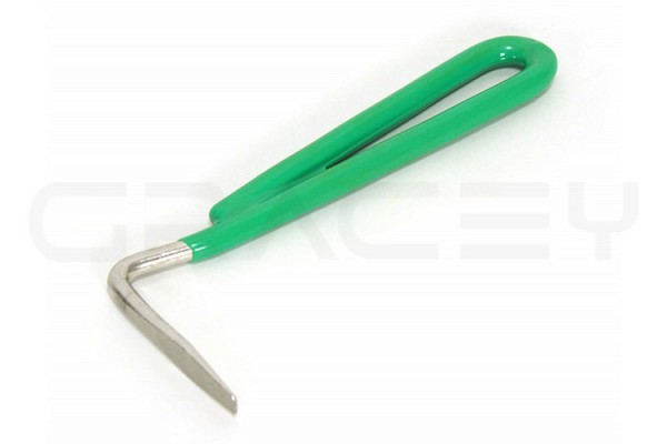 Hoof Pick Green Pvc Grip